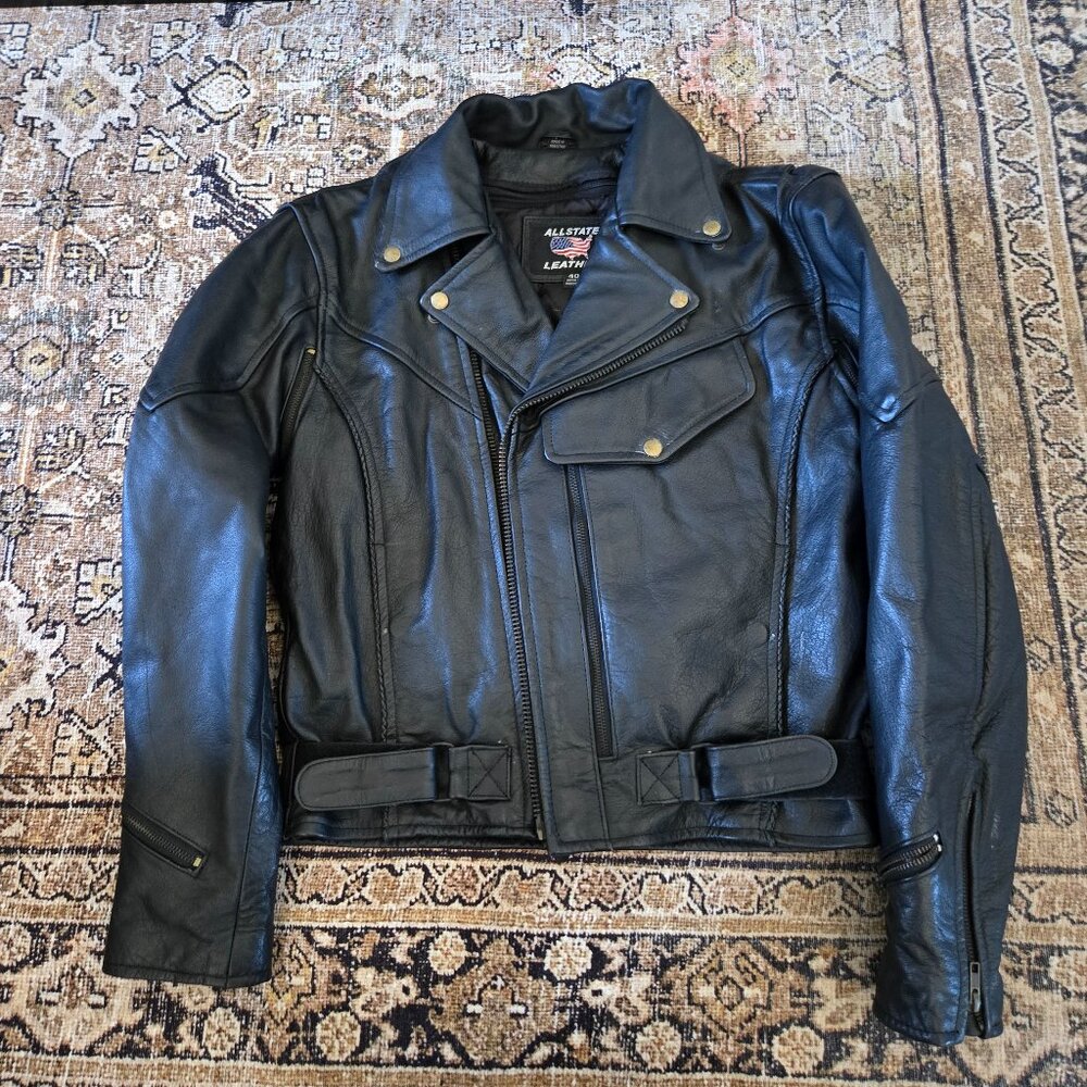 Allstars leather motorcycle jacket